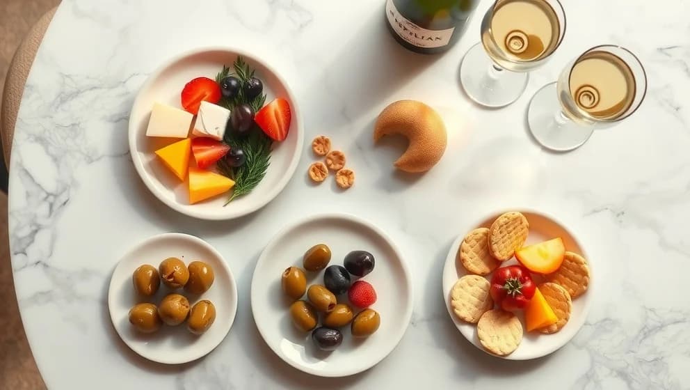 Enkla tilltugg till välkomstdrinken